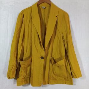 a new day Mustard Yellow Blazer